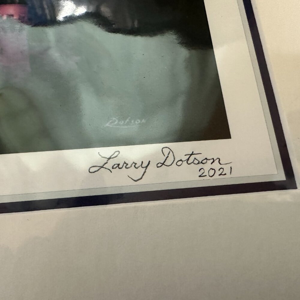 Larry Dotson Dreams Come True Print 2021 Vacation Memories 10 X 8 Sleeping Beau - Picture 2 of 6